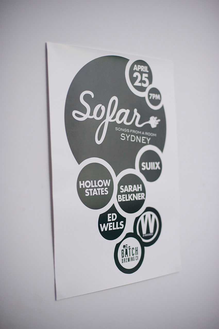 Sofar Sounds Sydney - April